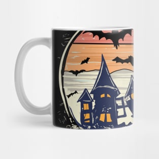 Spooky Halloween Town Mug